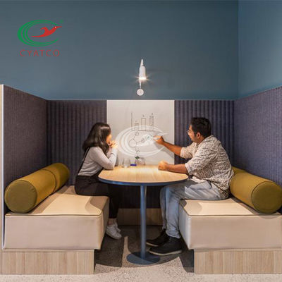 Ποιότητα  Multicolor Wavy Polyester Fiber Acoustic Panel Moistureproof εργοστάσιο