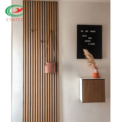 Fluted ξύλινες ακουστικές επιτροπές Odorless Multiscene 600x1200mm τοίχων