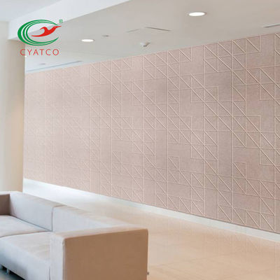 Το πάχος 9mm αισθάνθηκε τη Soundproof πυρκαγιά της PET επιτροπών τοίχων - καθυστερών για το γραφείο