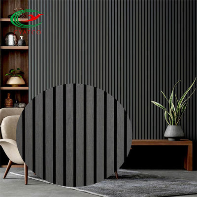 Μη τοξικές μαύρες Soundproof ξύλινες επιτροπές, για πολλές χρήσεις ξύλινος ακουστικός τοίχος