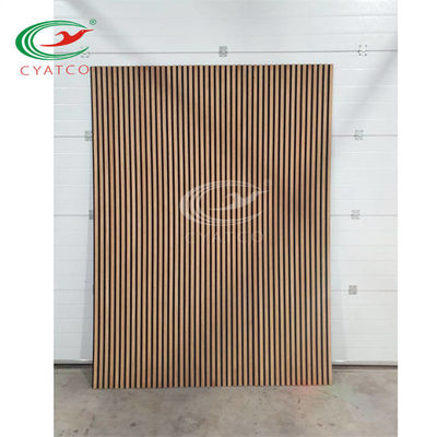 Flavorless ξύλινος Slat ξενοδοχείων Soundproof ανθεκτικός ακουστικών επιτροπών