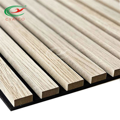 Fluted δρύινος Moistureproof πρακτικός επιτροπών τοίχων ξύλων καρυδιάς ακουστικός