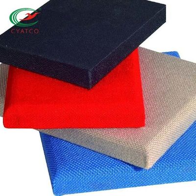 96kg/M3 εσωτερική ακουστική επιτροπή Soundproof Multiscene υφάσματος