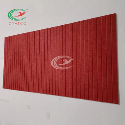 Soundproof αισθητές επιτροπές για τους τοίχους, ακουστική επιτροπή ινών πολυεστέρα αιθουσών συνεδριάσεων