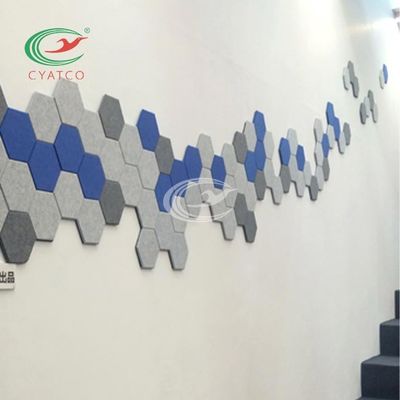 Hexagon υγιή νεκρώνοντας κεραμίδια, ελαφριά ακουστικά κεραμίδια για τους sound-proofing τοίχους