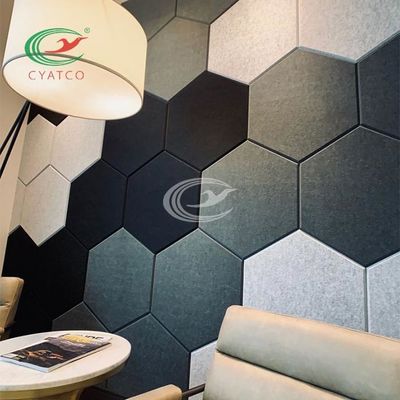 Η ανθεκτική PET αισθάνθηκε τη Hexagon ελαφριά φλόγα ακουστικών επιτροπών - καθυστερών