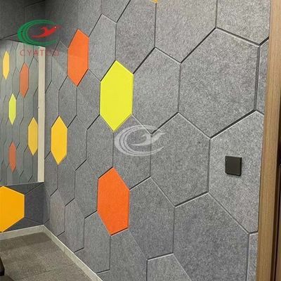 Η ανθεκτική PET αισθάνθηκε τη Hexagon ελαφριά φλόγα ακουστικών επιτροπών - καθυστερών
