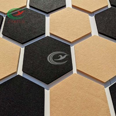 Κινηματογράφων εσωτερική Hexagon ακουστικών επιτροπών μόνωση θερμότητας Eco φιλική