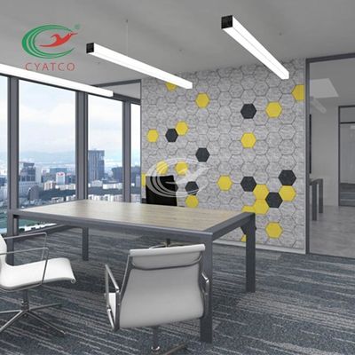Πρακτικές αβλαβείς Hexagon Soundproof επιτροπές, ακουστικά Hexagon κεραμίδια Mildewproof