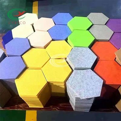 Κινηματογράφων εσωτερική Hexagon ακουστικών επιτροπών μόνωση θερμότητας Eco φιλική