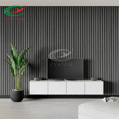 MDF Soundproof Slats τοίχων ξύλων καρυδιάς, Odorless διακοσμητικές Slat ξύλινες επιτροπές