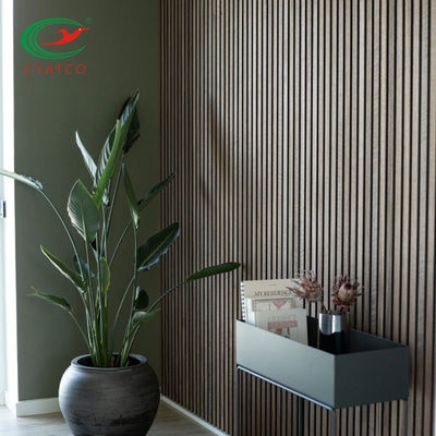 SGS εσωτερικός κάθετος ξύλινος Slat ανθεκτικός Soundproof τοίχων για το στούντιο