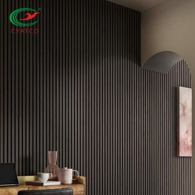 SGS εσωτερικός κάθετος ξύλινος Slat ανθεκτικός Soundproof τοίχων για το στούντιο