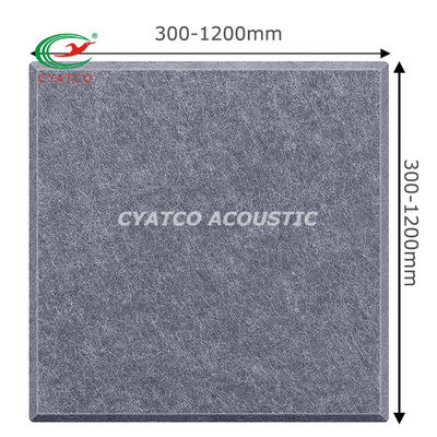 CYATCO 12 &quot;X 12&quot; τετραγωνική οθόνη τοίχου από ίνες ηχοασφαλής αφρό πάνελ εύκολο να κόψει το μέγεθος